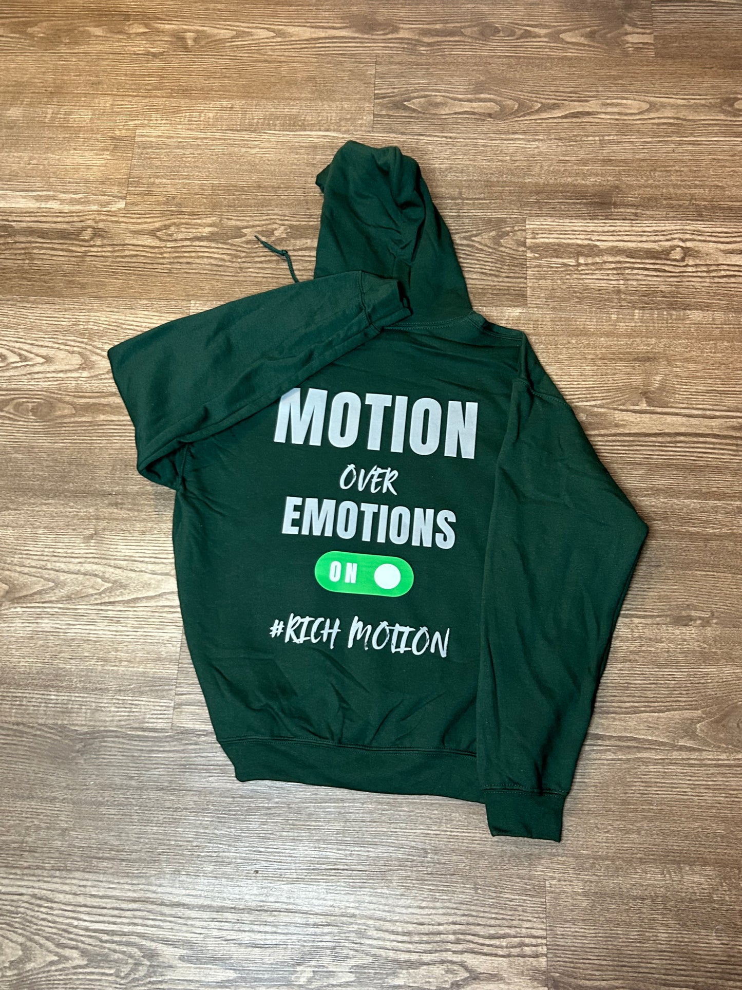 Motion Over Emotions Hoodie